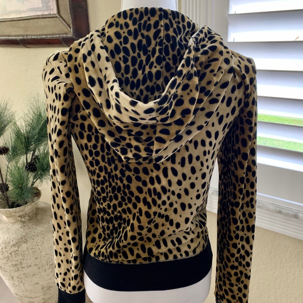 Juicy Couture Leopard Hoodie Medium